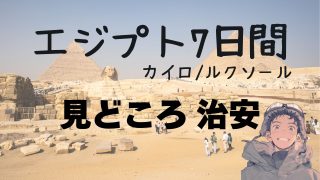 【旅行記】三大うざい国エジプトに7日間行ってみた。見どころ、入場料から治安まで一挙に解説